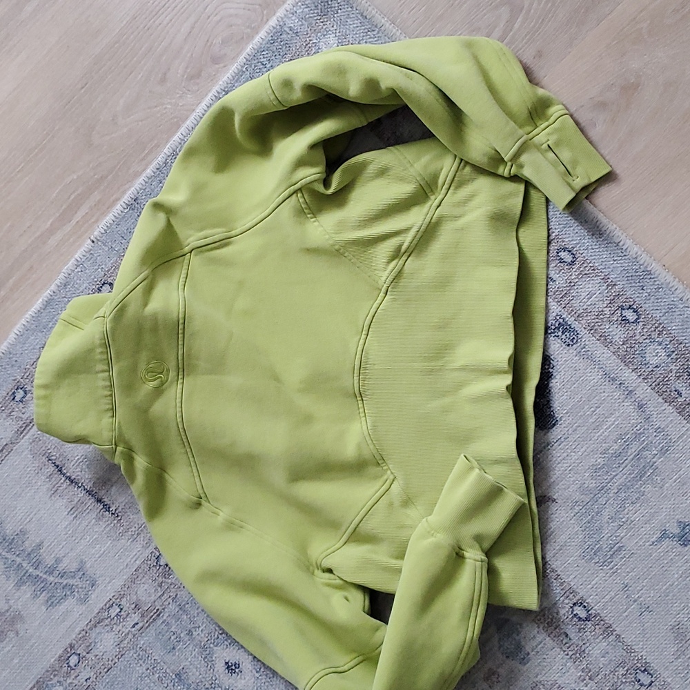 Lululemon Scuba Oversized Half-Zip Sweatshirt Wasabi SzXS/S - Picture 8 of 10